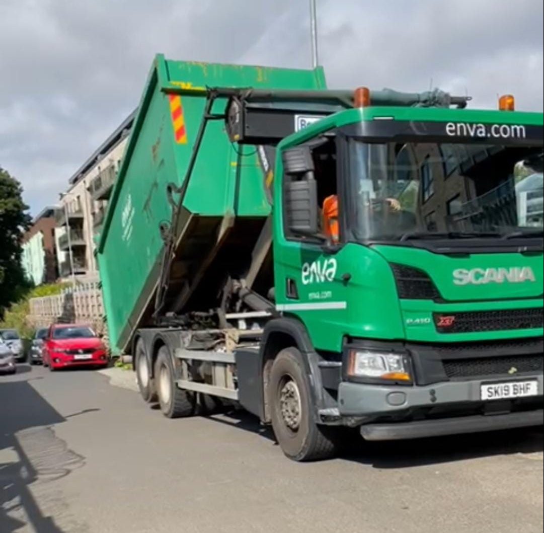 The skip has arrived!